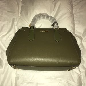 Michael Kors olive green satchel brand new